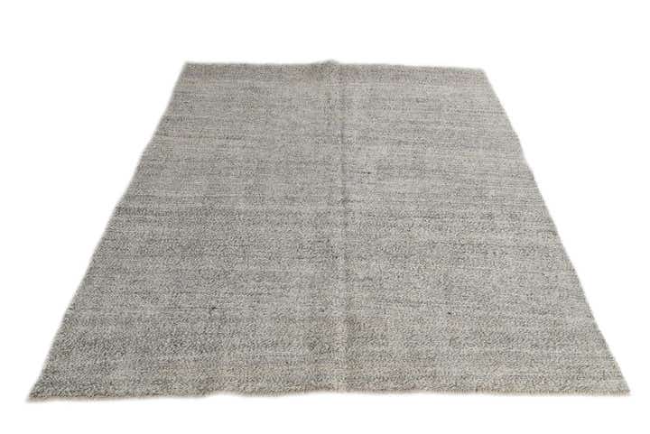 6' x 7' 9 Hand Woven Kilim Modern Wool Rug