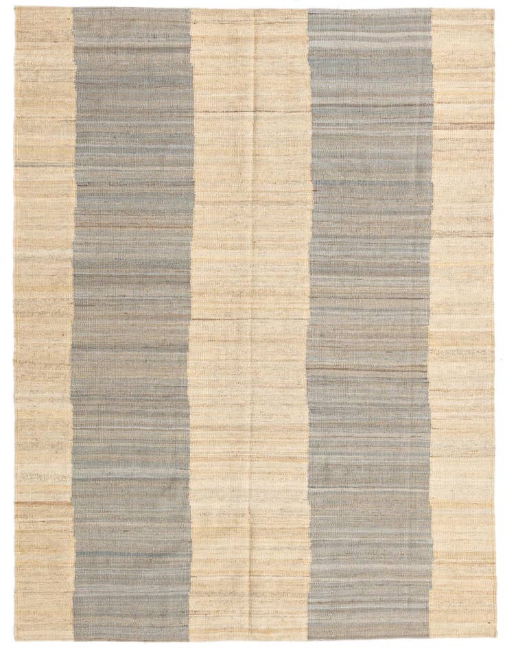 Detail image of 4' 9 x 6' 3 Hand Woven Kilim Modern Wool Rug