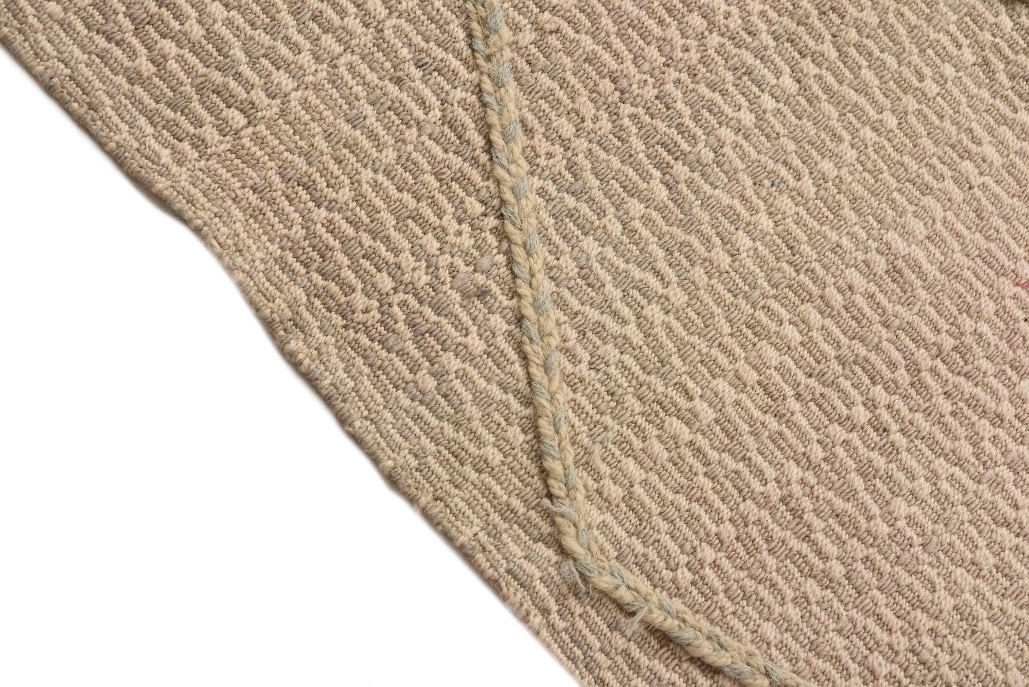 3' 8 x 6' 4 Hand Knotted Moroccan Wool Rug