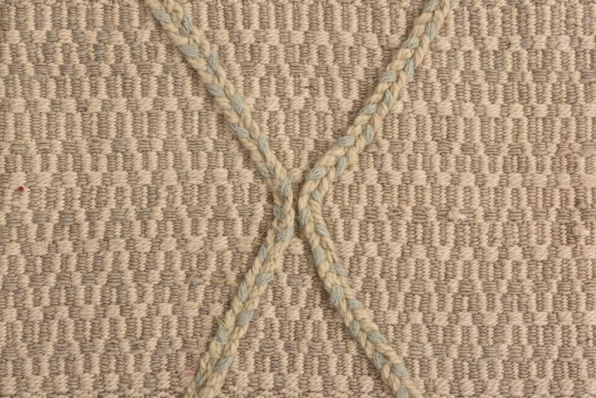 3' 8 x 6' 4 Hand Knotted Moroccan Wool Rug