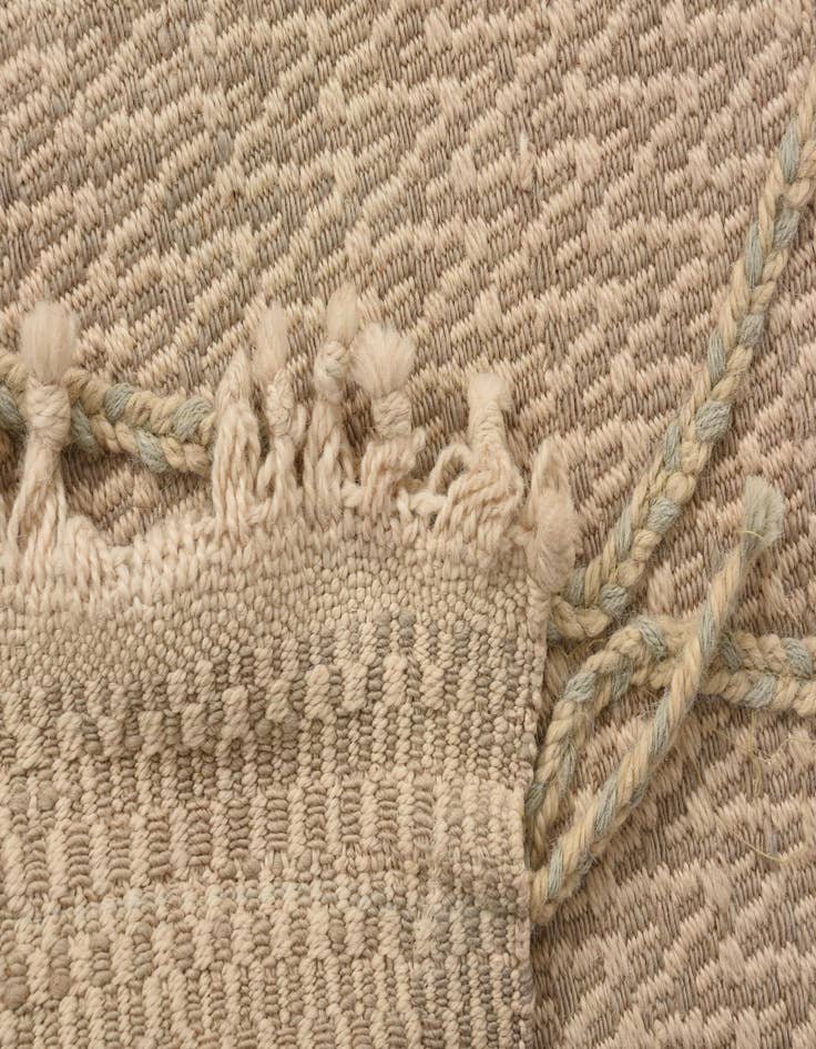 Detail image of 3' 8 x 6' 4  Hand Knotted Moroccan Wool Rug