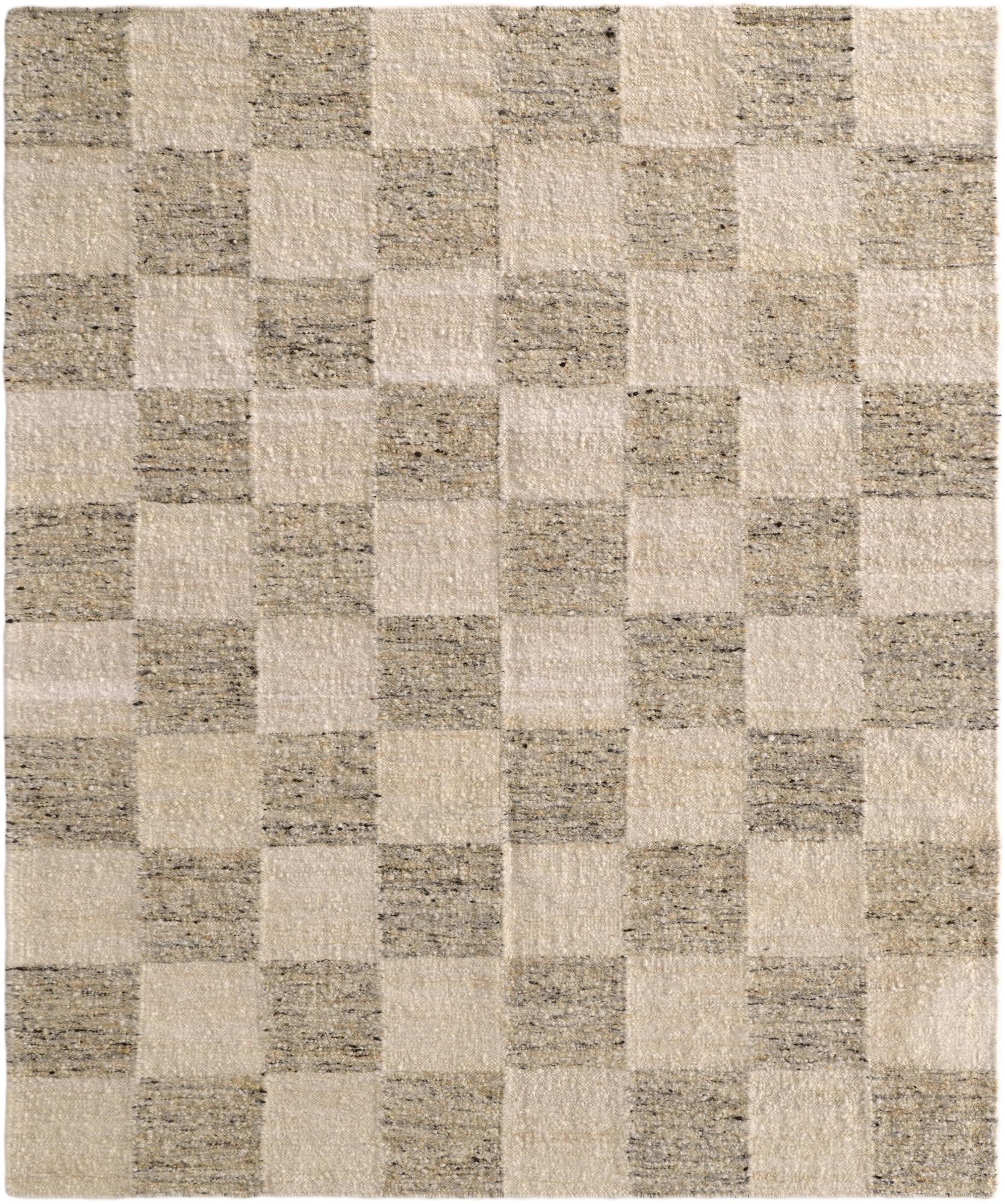 8' 2 x 9' 8 Hand Knotted Moroccan Wool Rug
