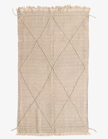 3' 8 x 6' 4 Hand Knotted Moroccan Wool Rug