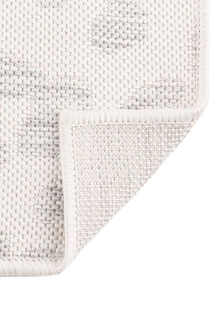 Custom Ivory Gray Easy-Clean Safari Indoor / Outdoor Rug