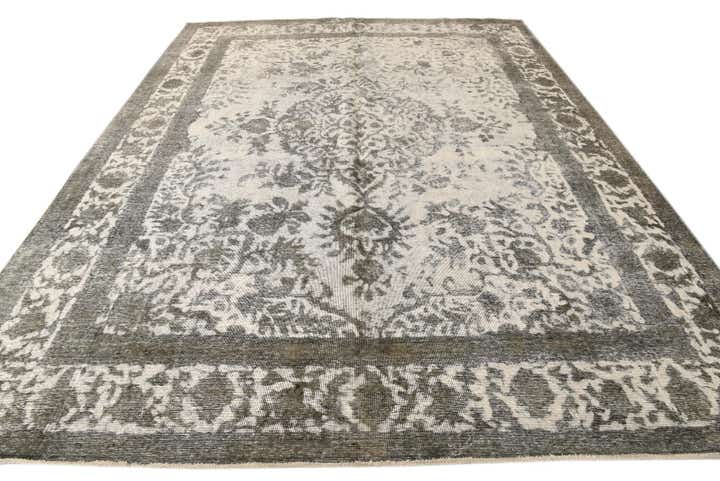 9' 7 x 12' 9 Hand Knotted Ultra Vintage Persian Wool Rug