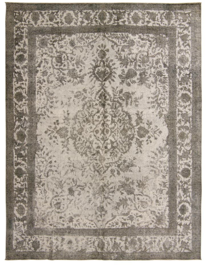  9' 7 x 12' 9  Hand Knotted Ultra Vintage Persian W...