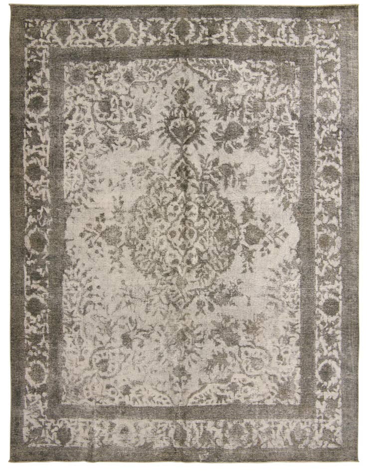 Detail image of 9' 7 x 12' 9 Hand Knotted Ultra Vintage Persian Wool Rug