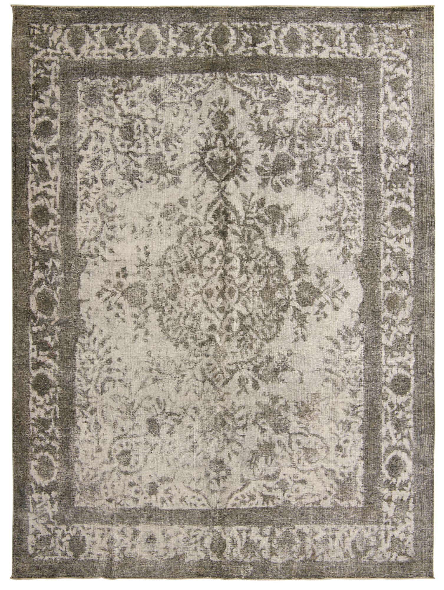 9' 7 x 12' 9 Hand Knotted Ultra Vintage Persian Wool Rug