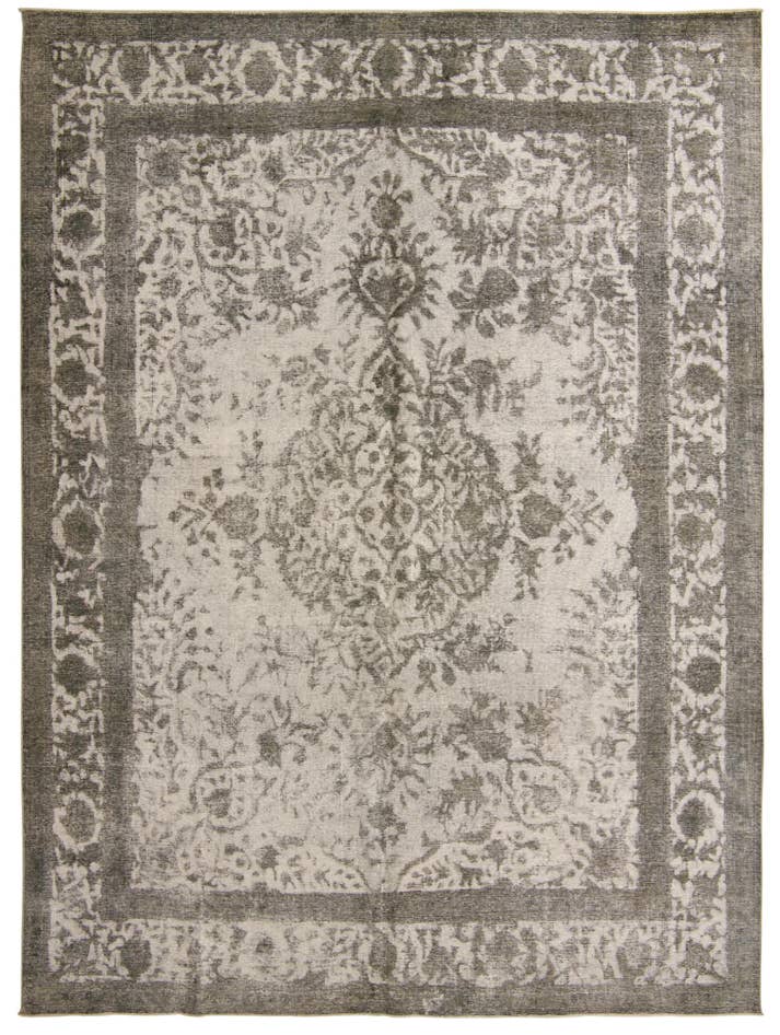 Detail image of 9' 7 x 12' 9 Hand Knotted Ultra Vintage Persian Wool Rug