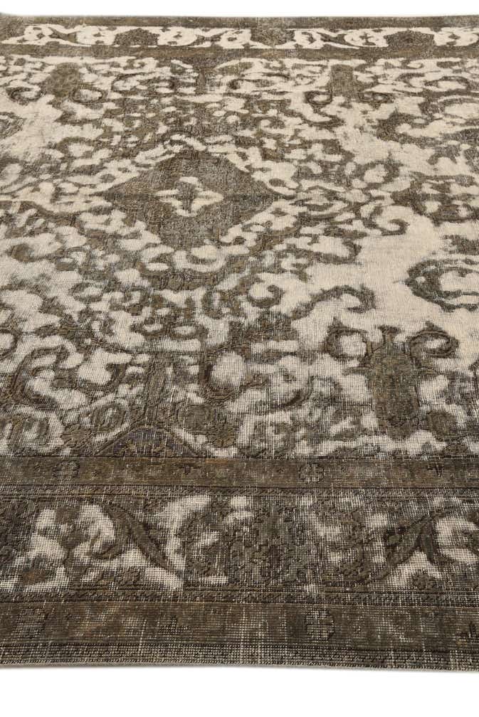 9' 4 x 12' 3 Hand Knotted Ultra Vintage Persian Wool Rug