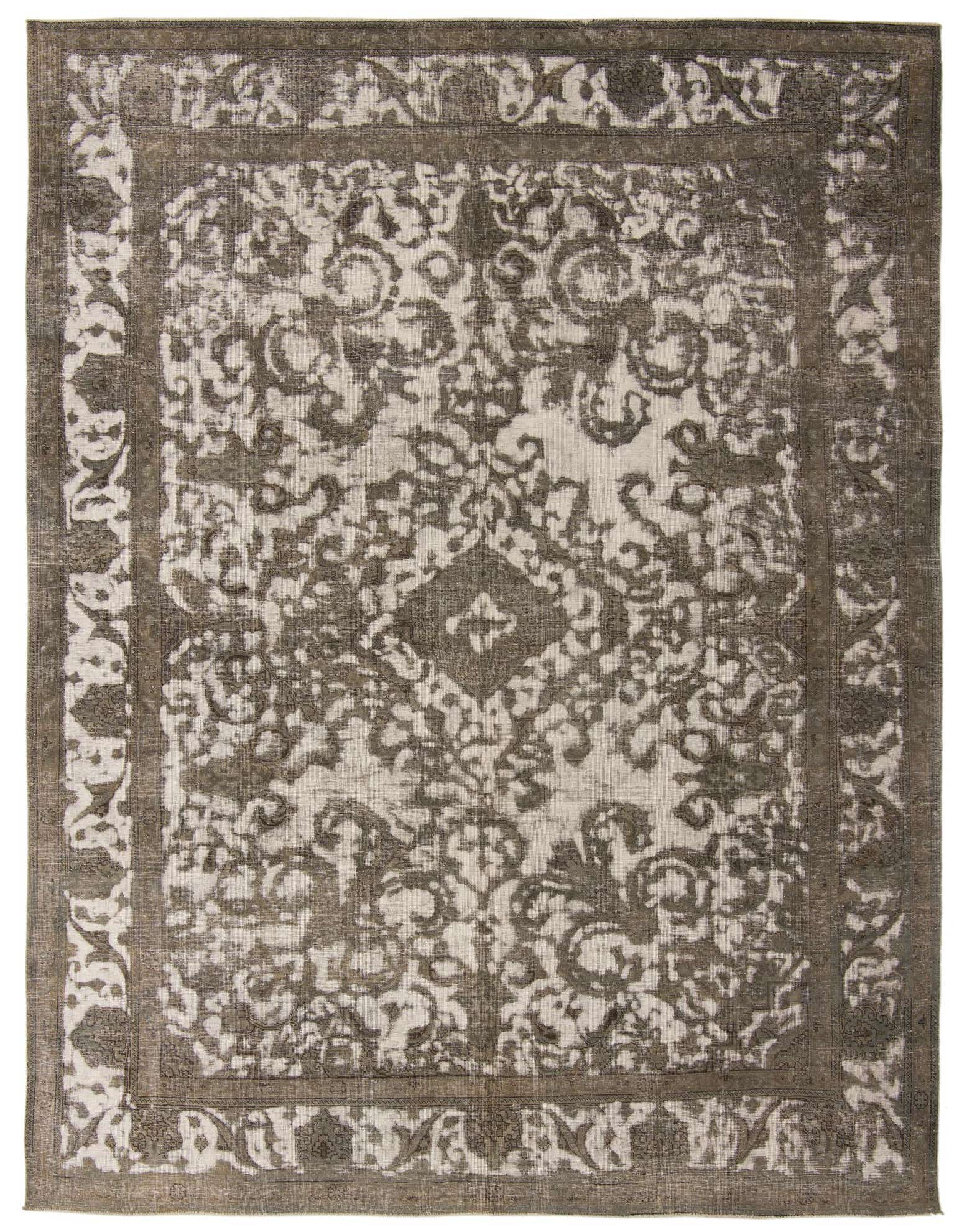 9' 4 x 12' 3 Hand Knotted Ultra Vintage Persian Wool Rug