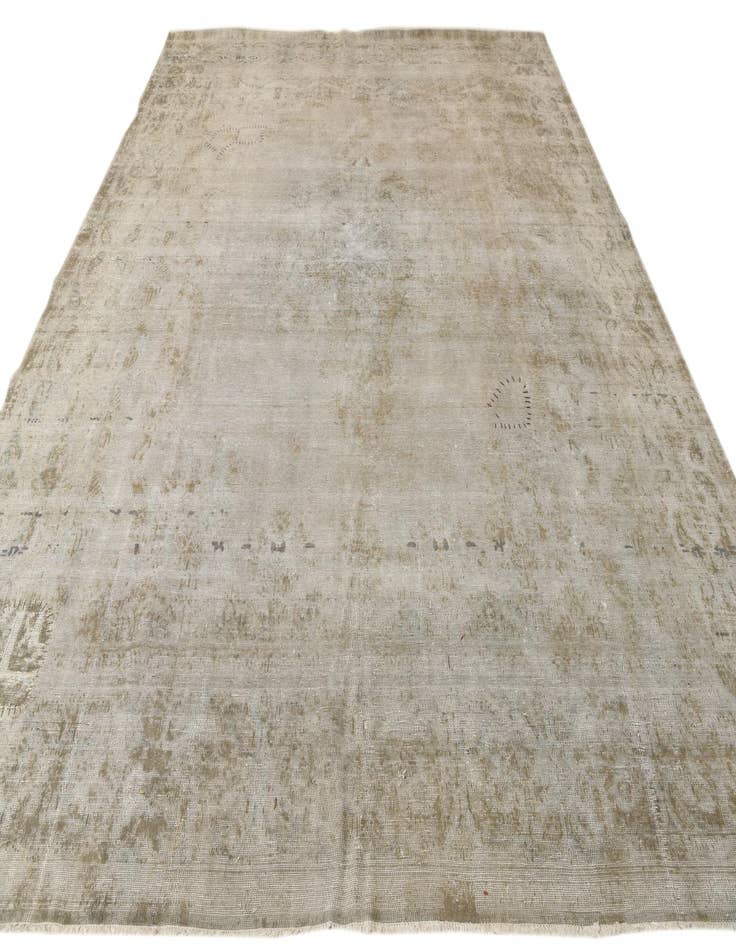 Detail image of 9' 5 x 12' 6  Hand Knotted Ultra Vintage Persian Wool Rug