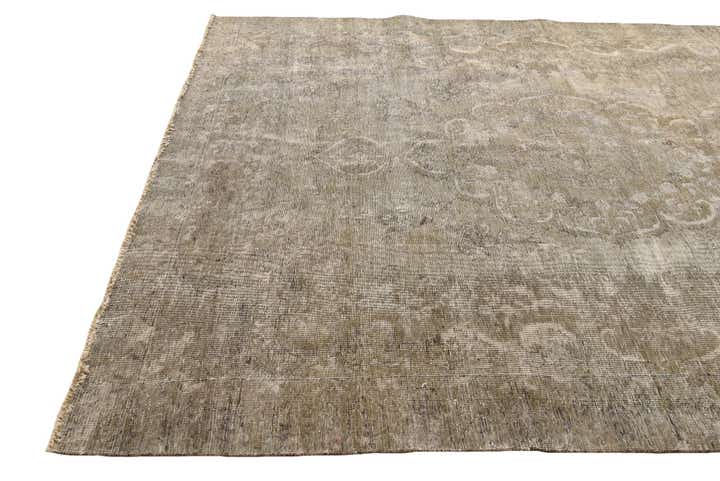 6' 7 x 9' 10 Hand Knotted Ultra Vintage Persian Wool Rug