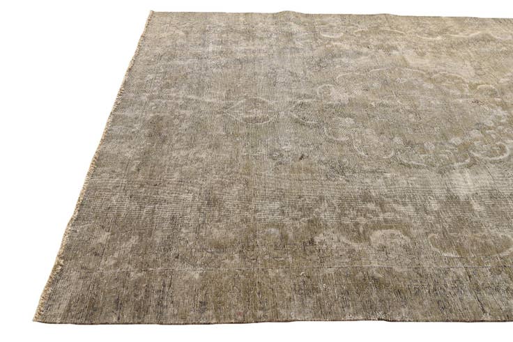 Detail image of 6' 7 x 9' 10 Hand Knotted Ultra Vintage Persian Wool Rug