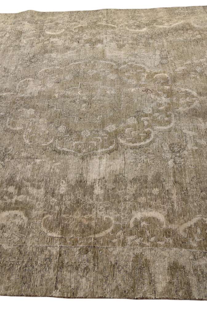 6' 7 x 9' 10 Hand Knotted Ultra Vintage Persian Wool Rug