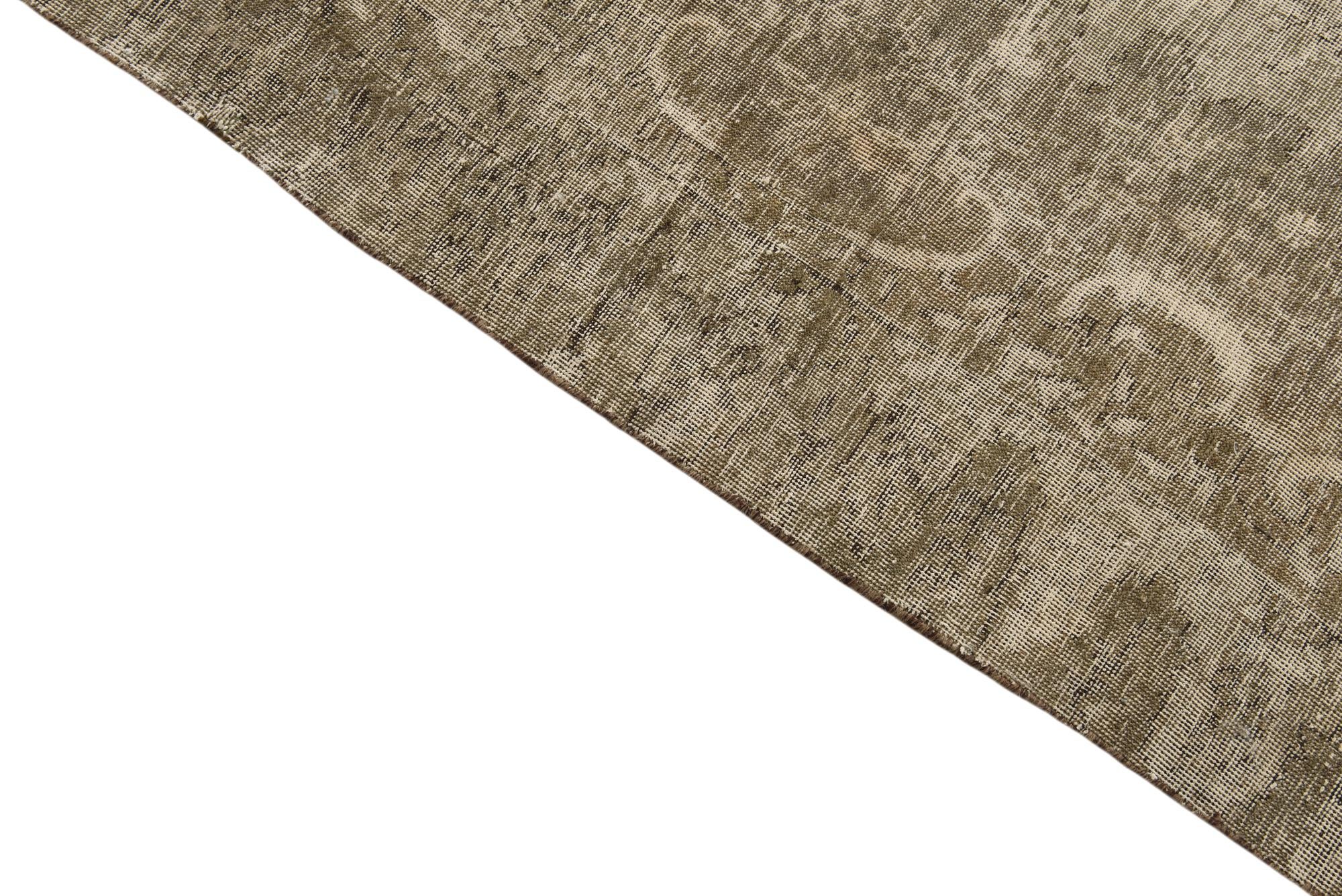 6' 7 x 9' 10 Hand Knotted Ultra Vintage Persian Wool Rug