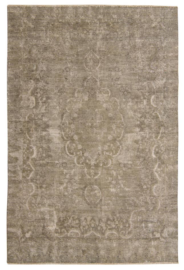 Detail image of 6' 7 x 9' 10 Hand Knotted Ultra Vintage Persian Wool Rug
