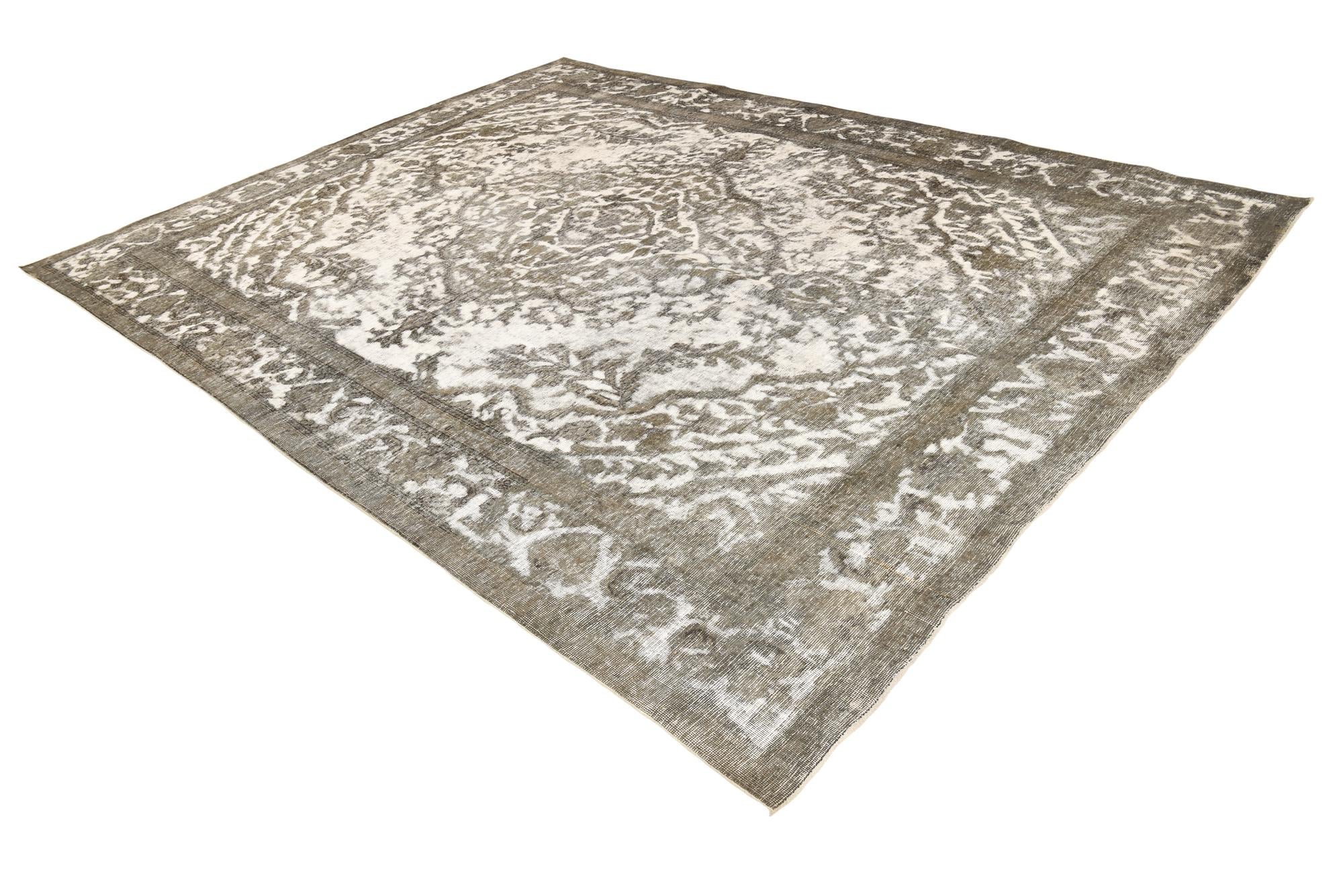 9' 6 x 12' 9 Hand Knotted Ultra Vintage Persian Wool Rug