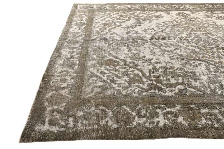9' 6 x 12' 9 Hand Knotted Ultra Vintage Persian Wool Rug