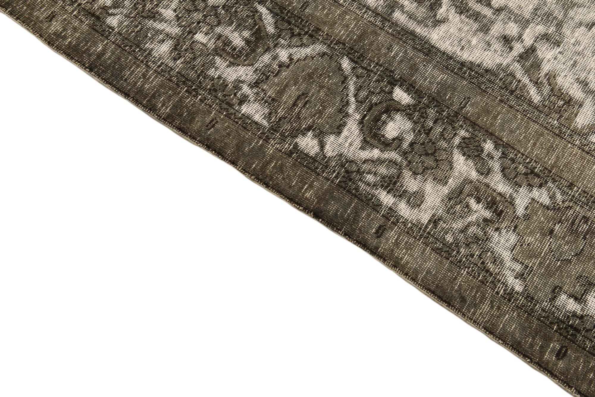 9' 6 x 12' 9 Hand Knotted Ultra Vintage Persian Wool Rug