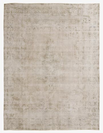 9' 5 x 12' 6 Hand Knotted Ultra Vintage Persian Wool Rug