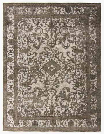 9' 4 x 12' 3 Hand Knotted Ultra Vintage Persian Wool Rug