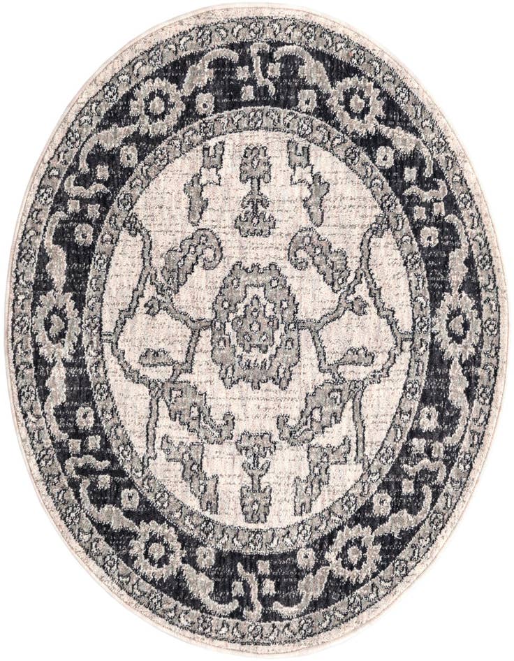 Detail image of 3' 3 x 3' 3 Eco Traditional Round Rug