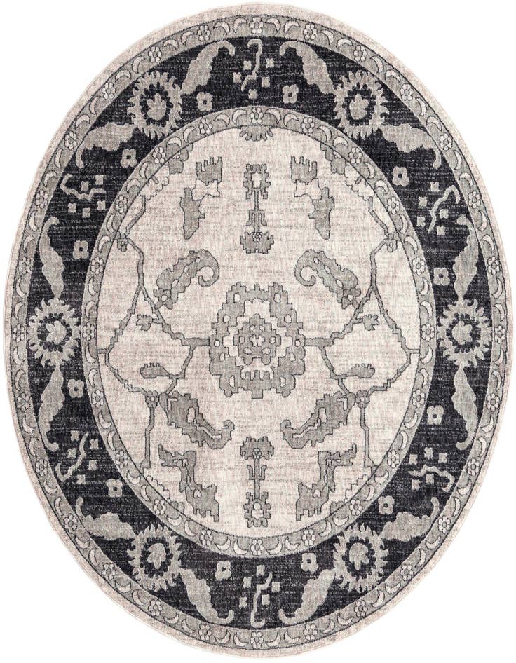 Detail image of 7' x 7' Eco Traditional Round Rug