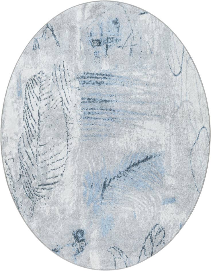 Detail image of 5' 3 x 5' 3 Kamala Washable Round Rug