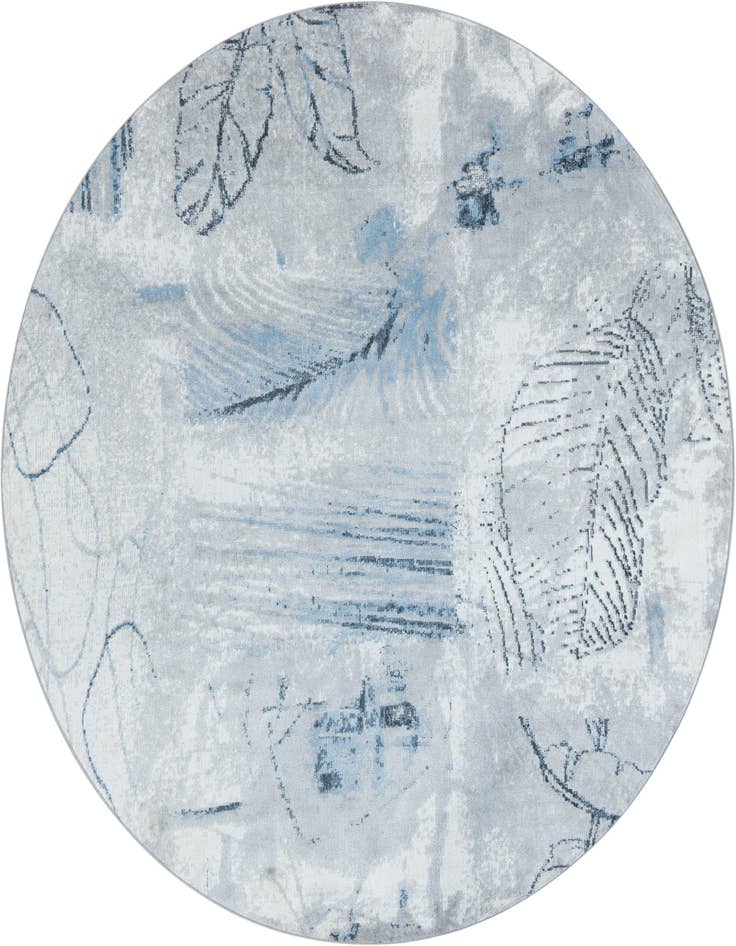 Detail image of 7' 10 x 7' 10 Kamala Washable Round Rug
