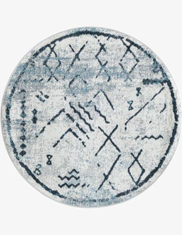 3' 3 x 3' 3 Kamala Washable Round Rug