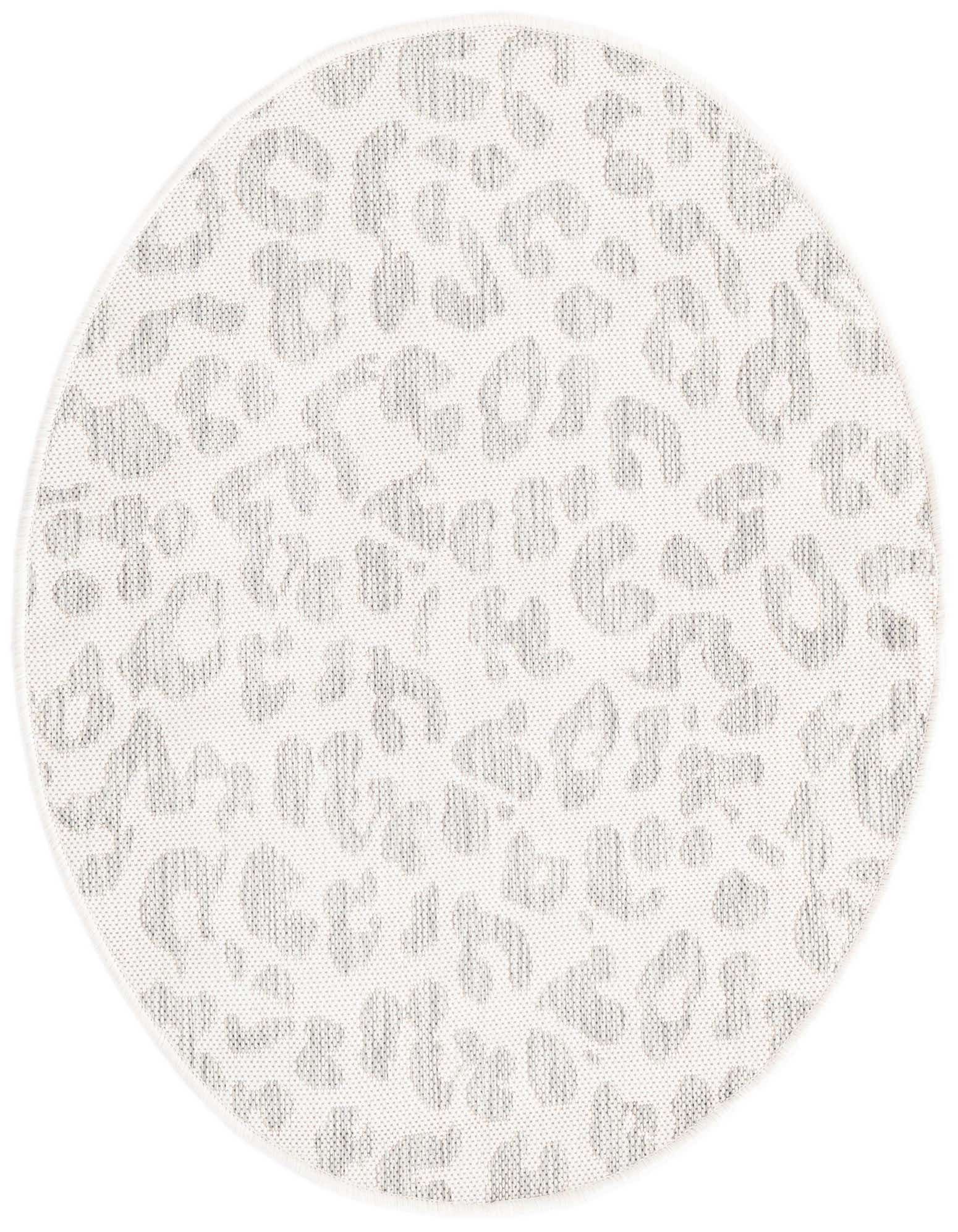 3' x 3' Easy-Clean Safari Indoor / Outdoor Round Rug