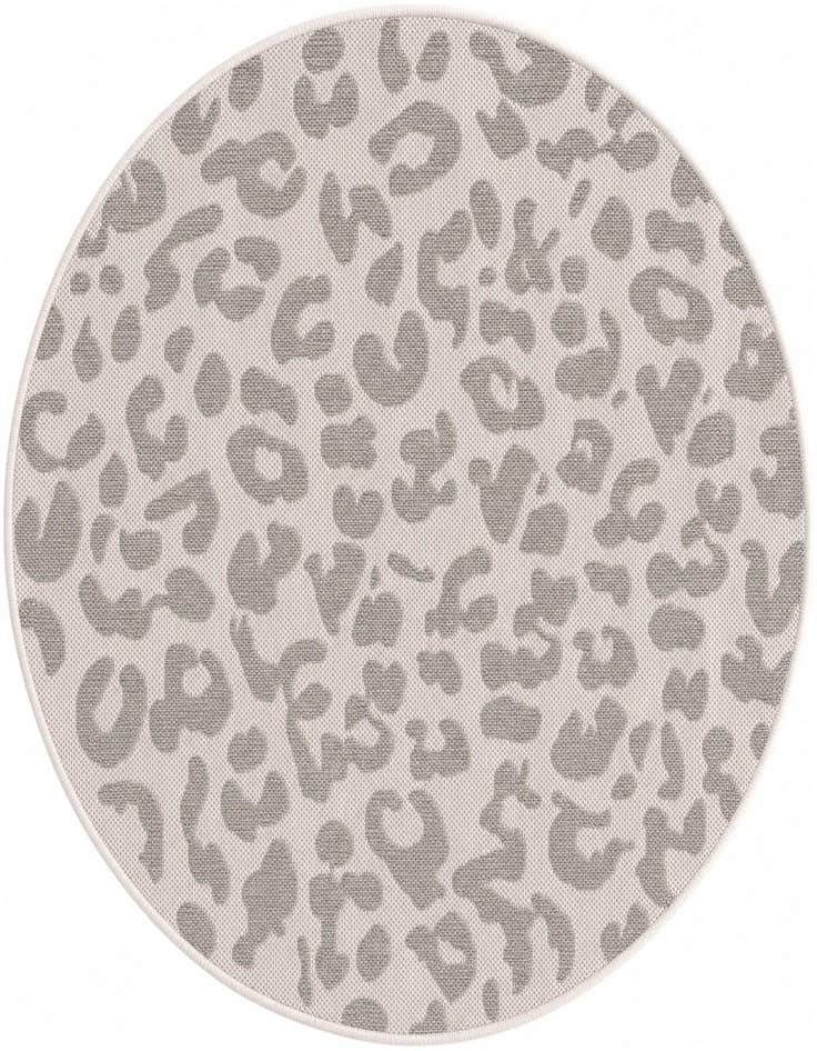 Detail image of 3' x 3' Easy-Clean Safari Indoor / Outdoor Round Rug