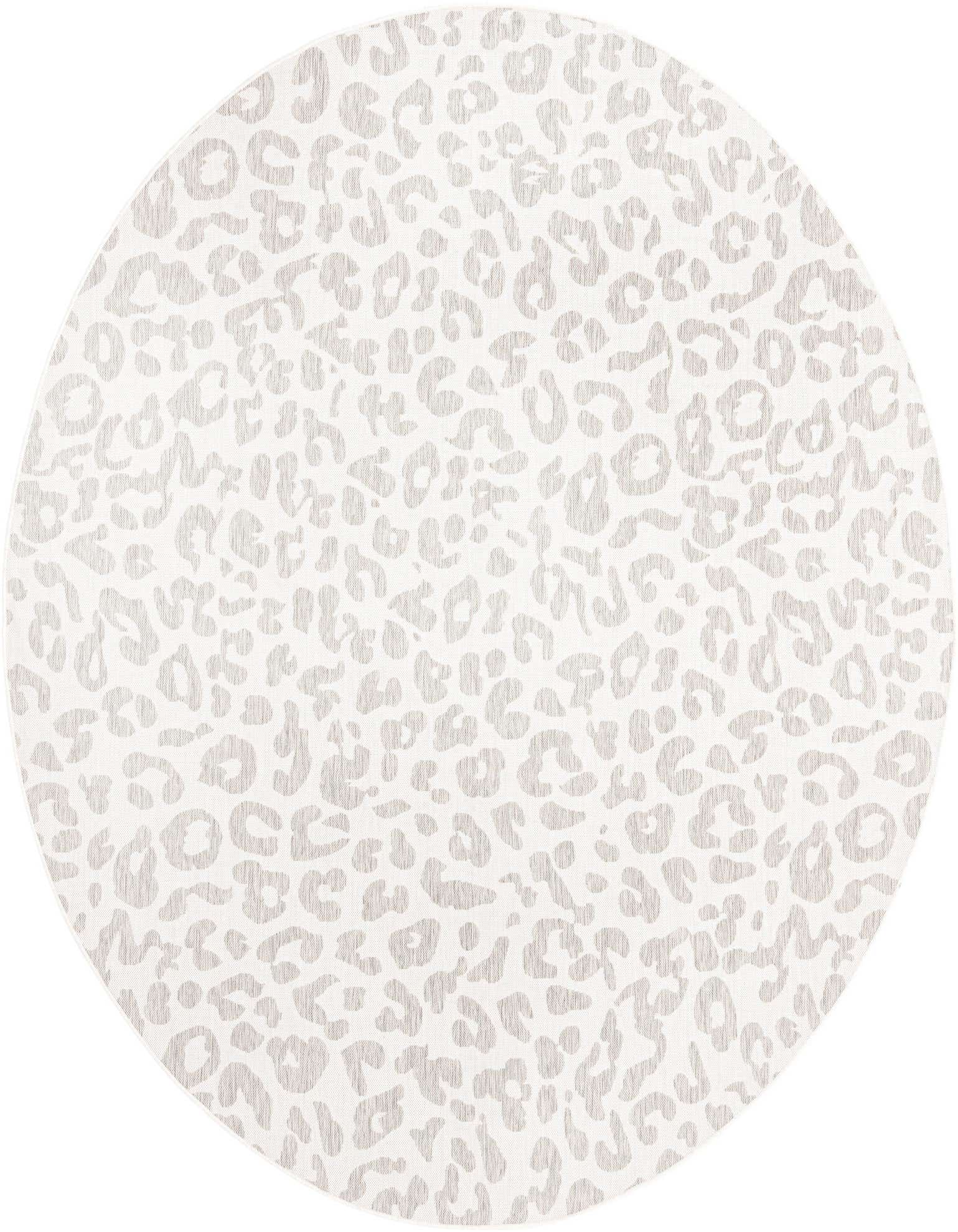 10' x 10' Easy-Clean Safari Indoor / Outdoor Round Rug