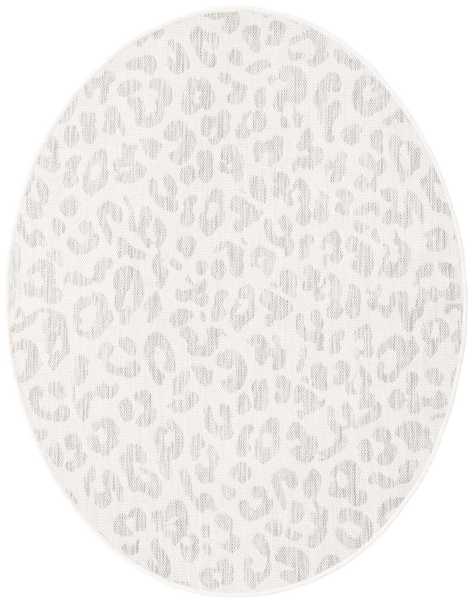 4' x 4' Easy-Clean Safari Indoor / Outdoor Round Rug