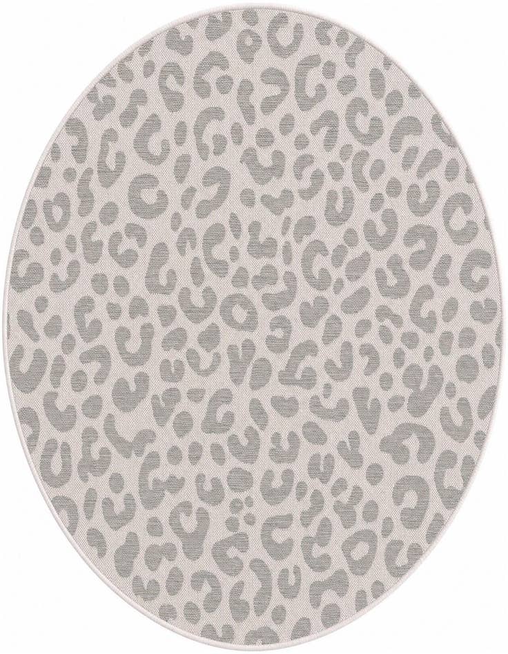 Detail image of 4' x 4' Easy-Clean Safari Indoor / Outdoor Round Rug