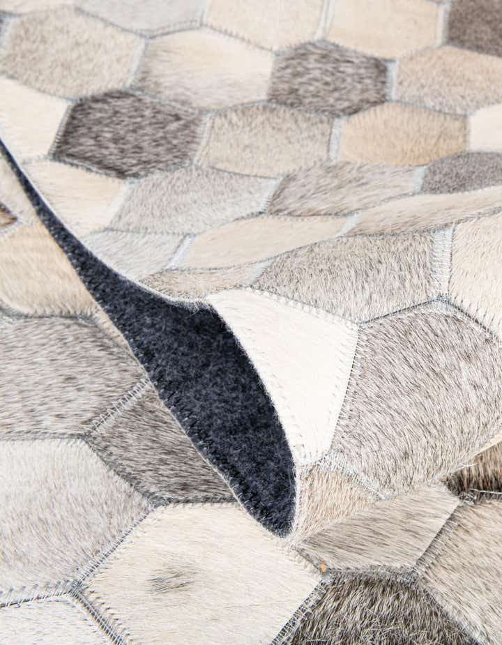 2' 2 x 4' 1 Cowhide Leather Runner Rug