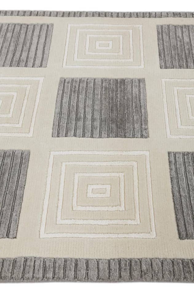 Detail image of 2' 7 x 13' 5 Hand Knotted Darya Wool Runner Rug