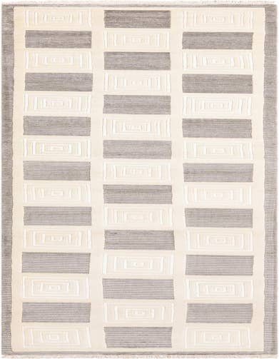 Detail image of 2' 7 x 13' 5 Hand Knotted Darya Wool Runner Rug