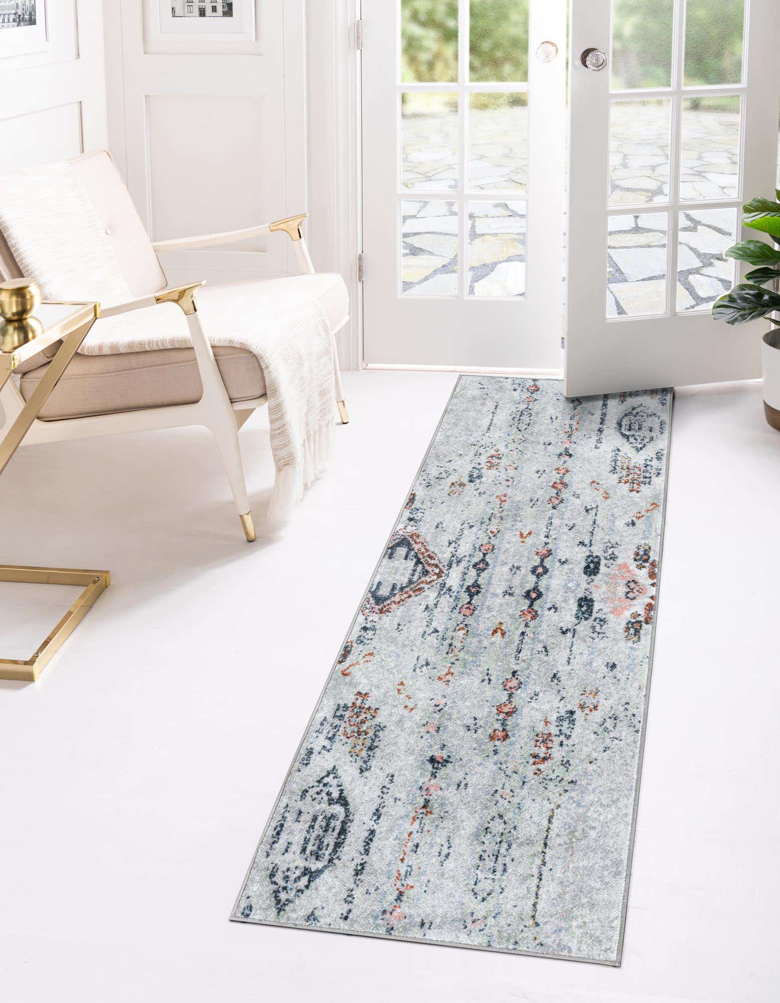 Detail image of 80cm x 365cm Kamala Washable Runner Rug