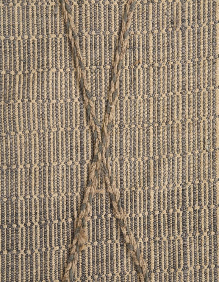 Detail image of 6' 1 x 12' 1 Hand Knotted Moroccan Wool Runner Rug
