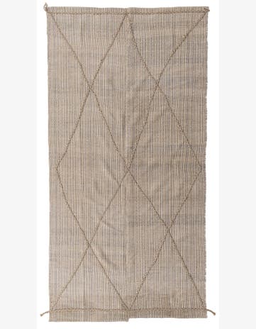 6' 1 x 12' 1 Hand Knotted Moroccan Wool Runner Rug
