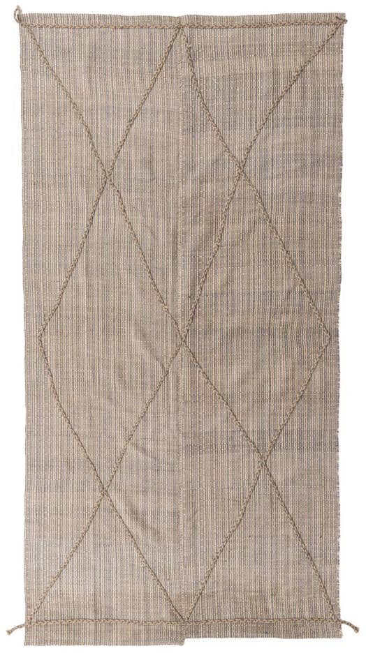 Detail image of 6' 1 x 12' 1 Hand Knotted Moroccan Wool Runner Rug