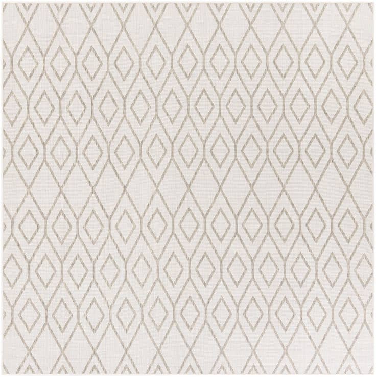 Detail image of 7' 10 x 7' 10 Easy-Clean Jill Zarin Indoor / Outdoor Square Rug