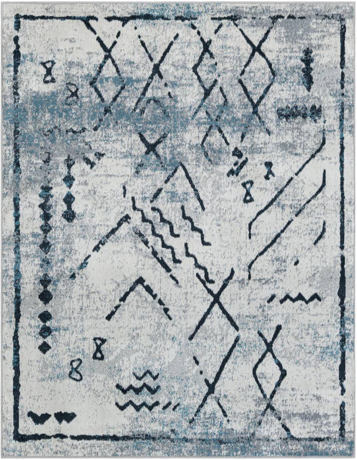 Detail image of 5' 3 x 5' 3 Kamala Washable Square Rug