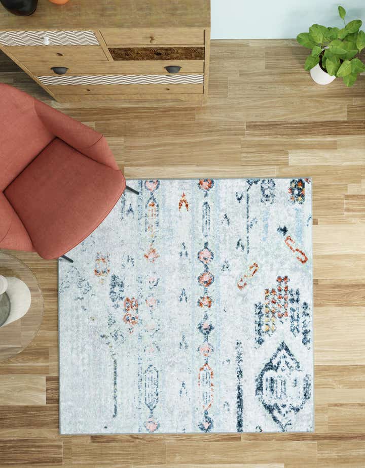 5' 3 x 5' 3 Kamala Washable Square Rug
