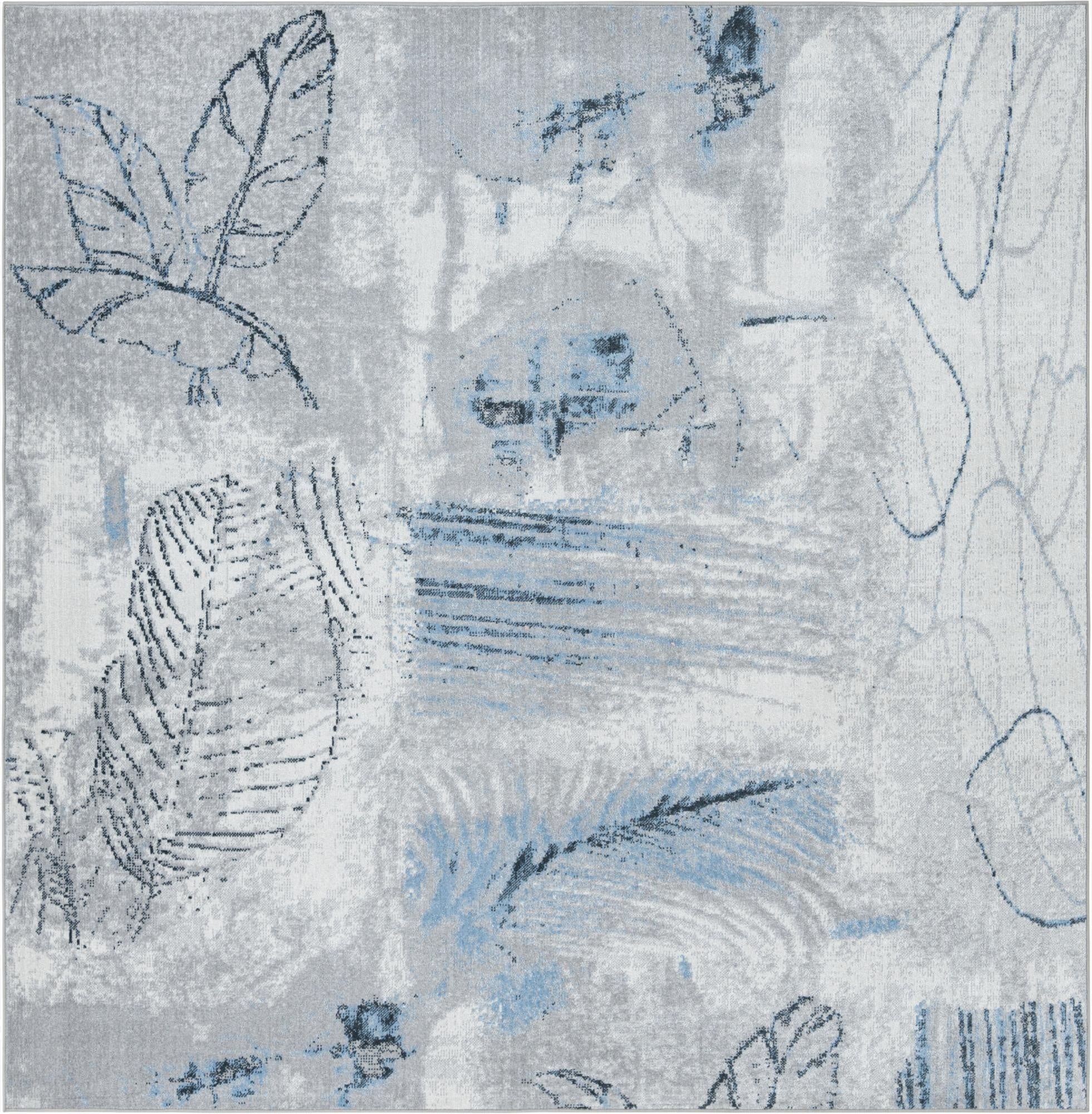 7' 10 x 7' 10 Kamala Washable Square Rug