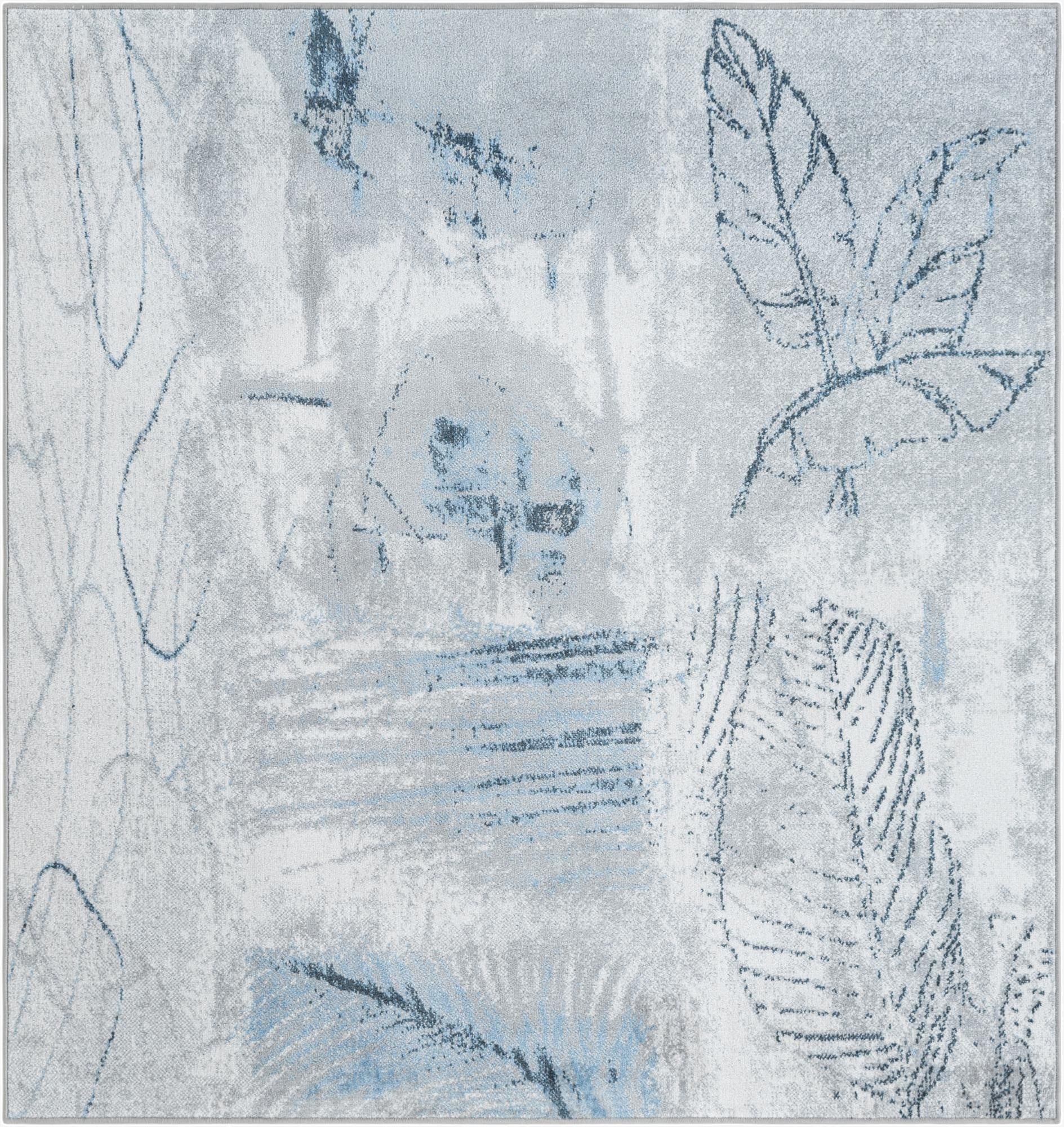 5' 3 x 5' 3 Kamala Washable Square Rug