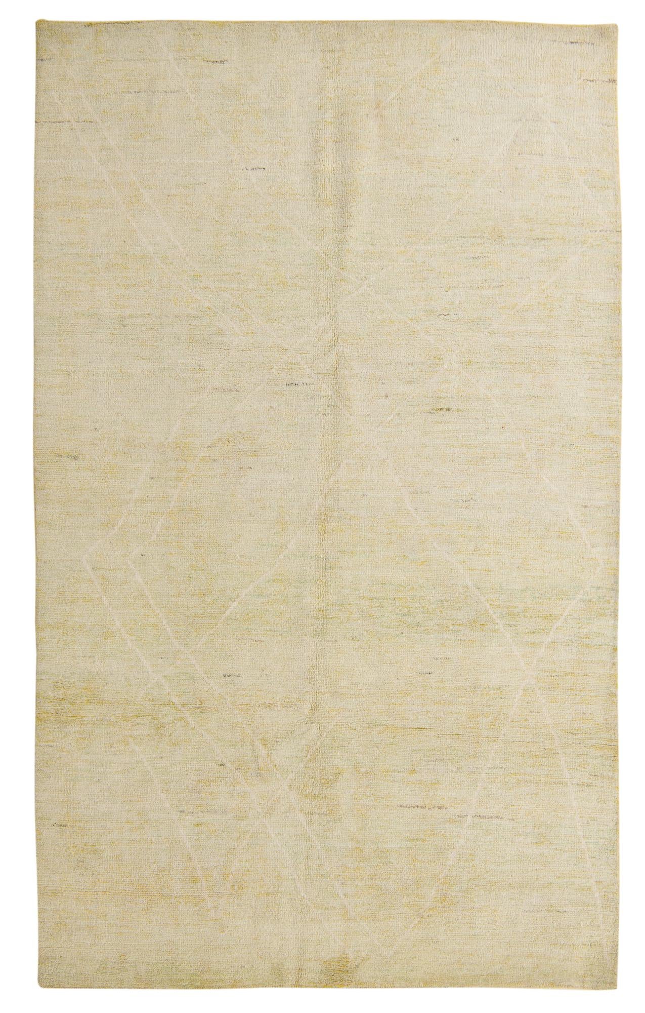 6' 4 x 10' 2 Hand Knotted Darya Wool Rug