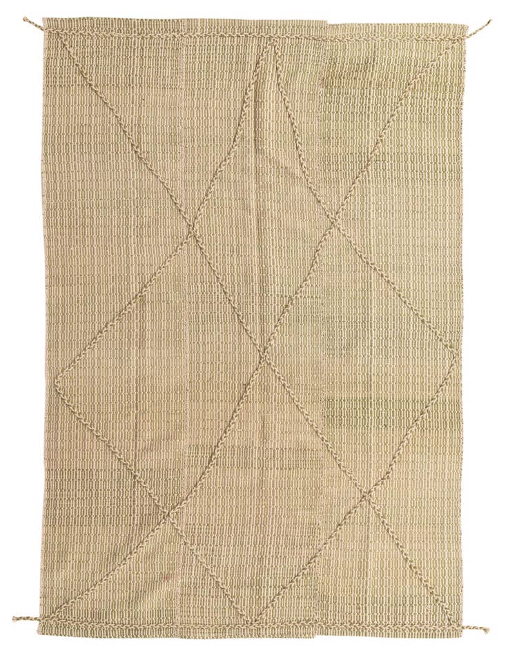 Detail image of 5' 9 x 9' 3 Hand Knotted Moroccan Wool Rug
